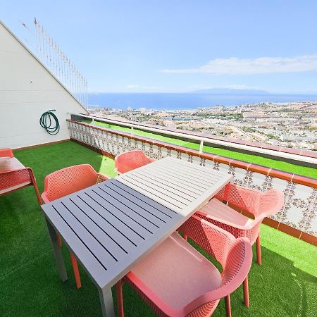 Luxury Sunset 408 Heated Pool With Air Condition And Sea Views Costa Adeje  Kültér fotó