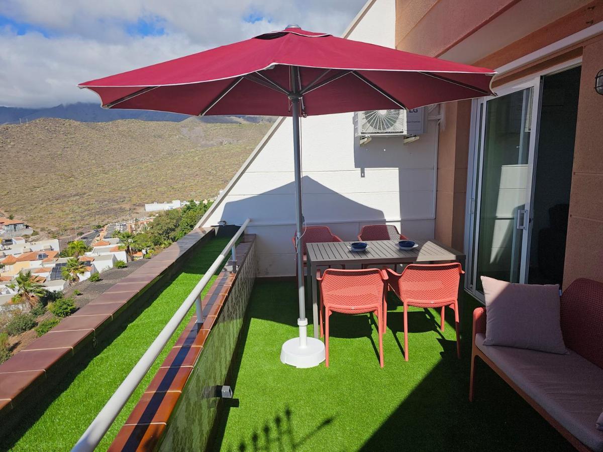 Luxury Sunset 408 Heated Pool With Air Condition And Sea Views Costa Adeje  Kültér fotó